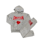 Mixed Emotional Brand Grey Cupid Tracksuit