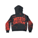Mixed Emotion Brand Acid Wash Hoodie