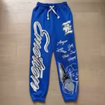 Mixed Emotion Brand Graffiti Blue Tracksuit